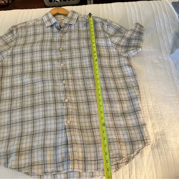 Baird McNutt Linen Button Down Shirt. Size XL. - Picture 9 of 9